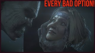 The Worst Ending Possible! | Selecting Every Bad Option In Until Dawn Part 5