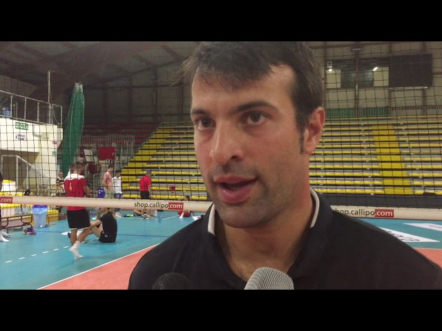 #SuperLega, mister Battocchio dopo l'allenamento con la Conad Lamezia