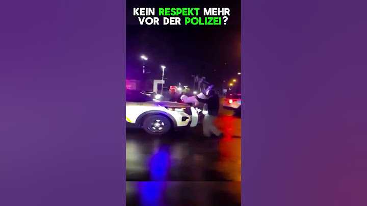 Gibt es überhaupt noch Respekt vor der Polizei?!