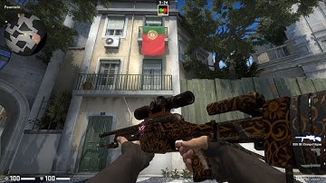 CSGO SSG 08 Orange Filigree Factory New