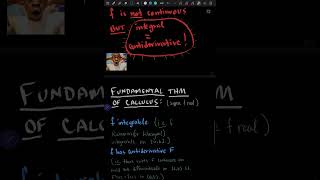 When can you apply the Fundamental Theorem of Calculus? #maths #education #calculus