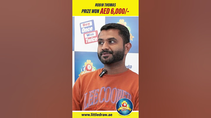Little Draw Dubai | AED 6,000 Lucky Winner | Our Weekly Draw Winners | Draw #026