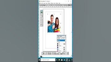 Crop Image with Crop Tool Pagemaker #short