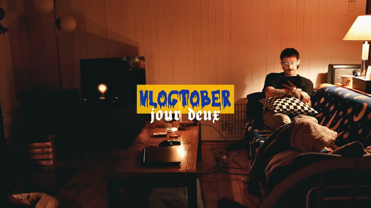 Passer la journée à corder du bois pour finalement profiter d'un petit feu extérieur 🍂🔥 VLOGTOBER #2