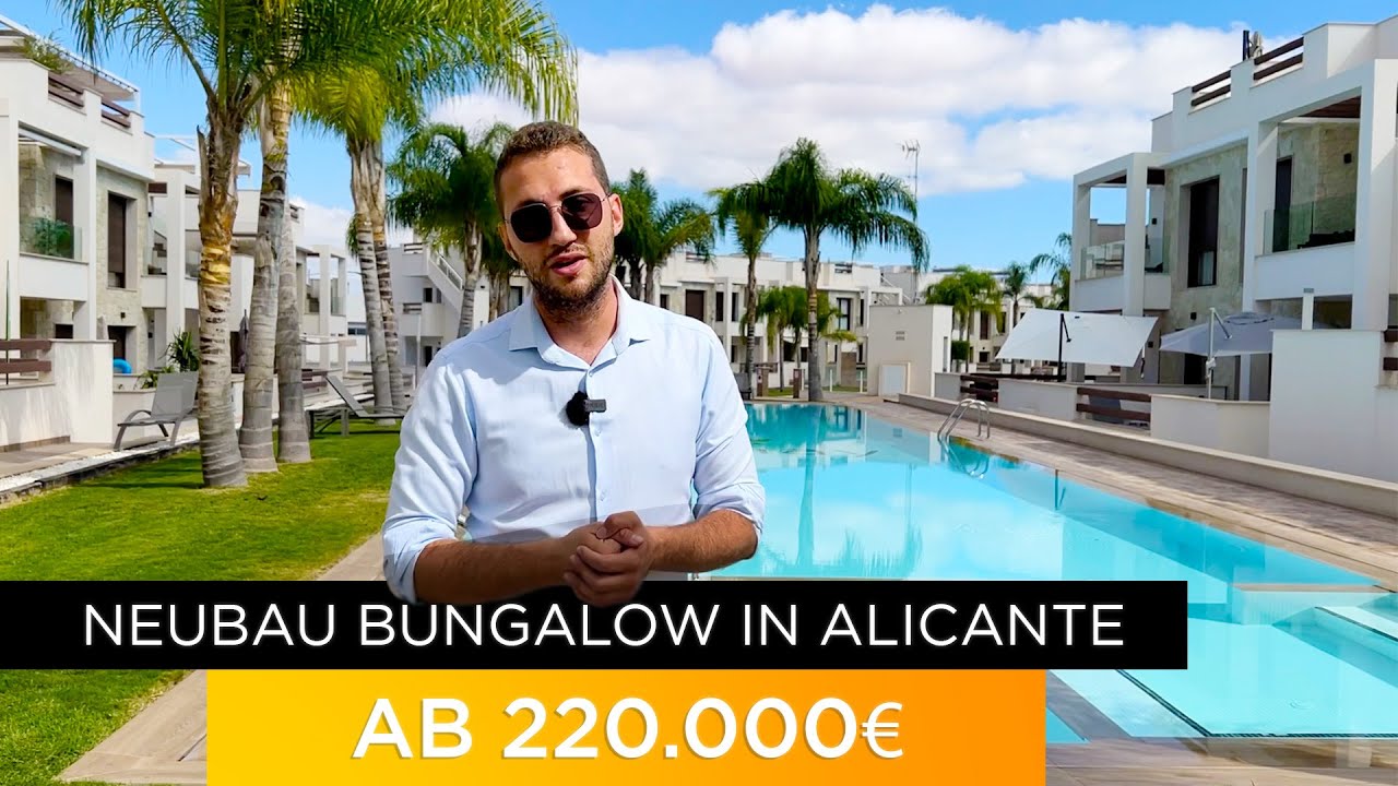 NEU GEBAUTE IN SPANIEN 🌊🌴 Neues Gebäude Bungalow in Alicante Torrevieja Los Balcones