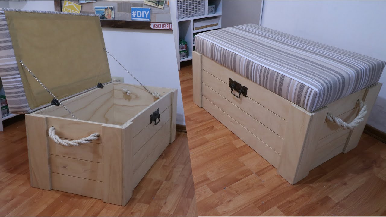 Banco Baúl de Madera Venta de Muebles con Palets