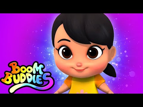 Beş küçük bebek | Eğitim karikatürler | Çocuklar için şiirler | Boom Buddies Türkçe | Okul öncesi