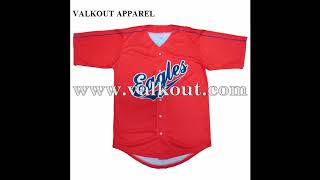Design Custom Sublimated Baseball Jerseys Baseball Team Uniforms