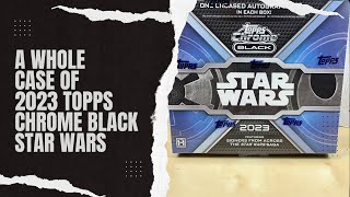 I opened an entire case of 2023 Topps Chrome Black Star Wars - Was it worth it?
