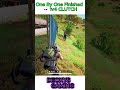 One By One Finished 💀 1v4 CLUTCH