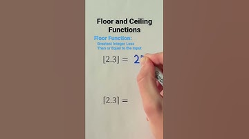 Floor and Ceiling Functions #Shorts #math #maths #mathematics #education #learn #learning #study