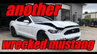 Rebuilding a wrecked 2017 mustang part 1