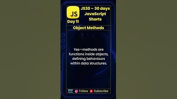 Day 11 - JS30 - JavaScript Object Methods