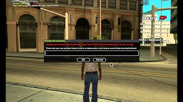 Roleplay User Control Panel show-off (In-game)