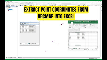 Generate X, Y Coordinates in ArcMap | Export Coordinates from Arcmap to Excel