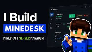 I Built MineDesk v1.0.0 - A Free Minecraft Server Manager! 🚀 screenshot 1