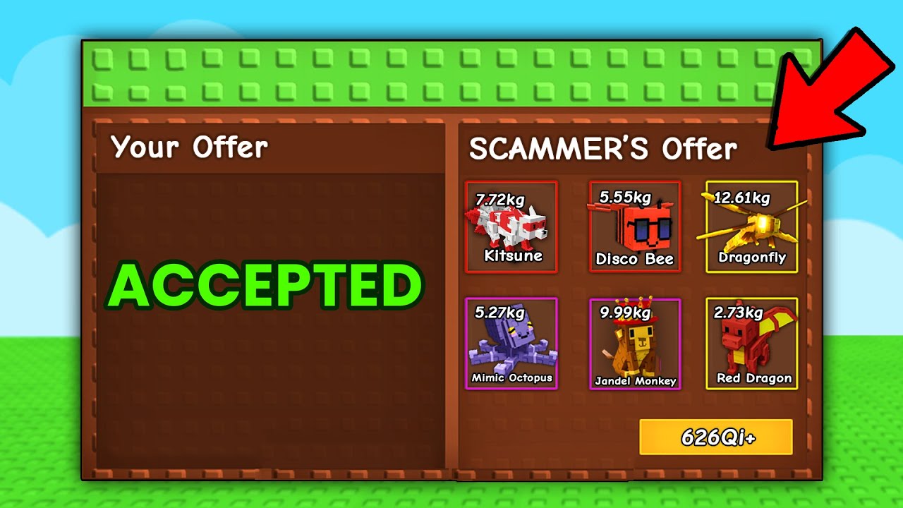 Scamming The RICHEST SCAMMER In Grow A Garden!