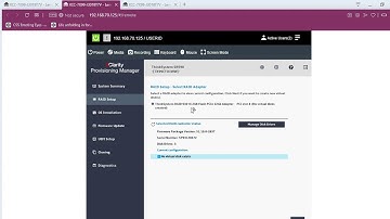 3 - How to power on and configure the Lenovo server SR590 RAID remotely via the management port(XCC)