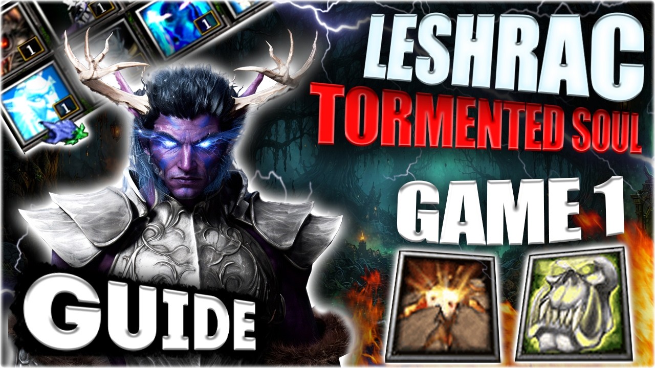 Как играть на Tormented Soul - Leshrac? Диаболики ИМБА - врагов, стирает за секунды! #1