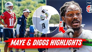 Download Lagu HIGHLIGHTS: Drake Maye and Stefon Diggs at Day 1 of Patriots Training Camp MP3 Download Lagu HIGHLIGHTS: Drake Maye and Stefon Diggs at Day 1 of Patriots Training Camp MP3