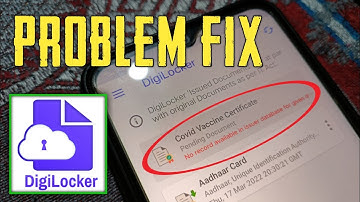 digilocker pending document problem | pending document digilocker problem