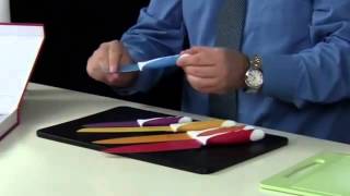 Webshop Productvideo Webshop 5 Delige Messenset Royalty Line Met Web Presentator Rene Kogelman