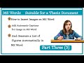 part 3: Guide to Inserting and Automating Image Captions in MS Word for Thesis Workers