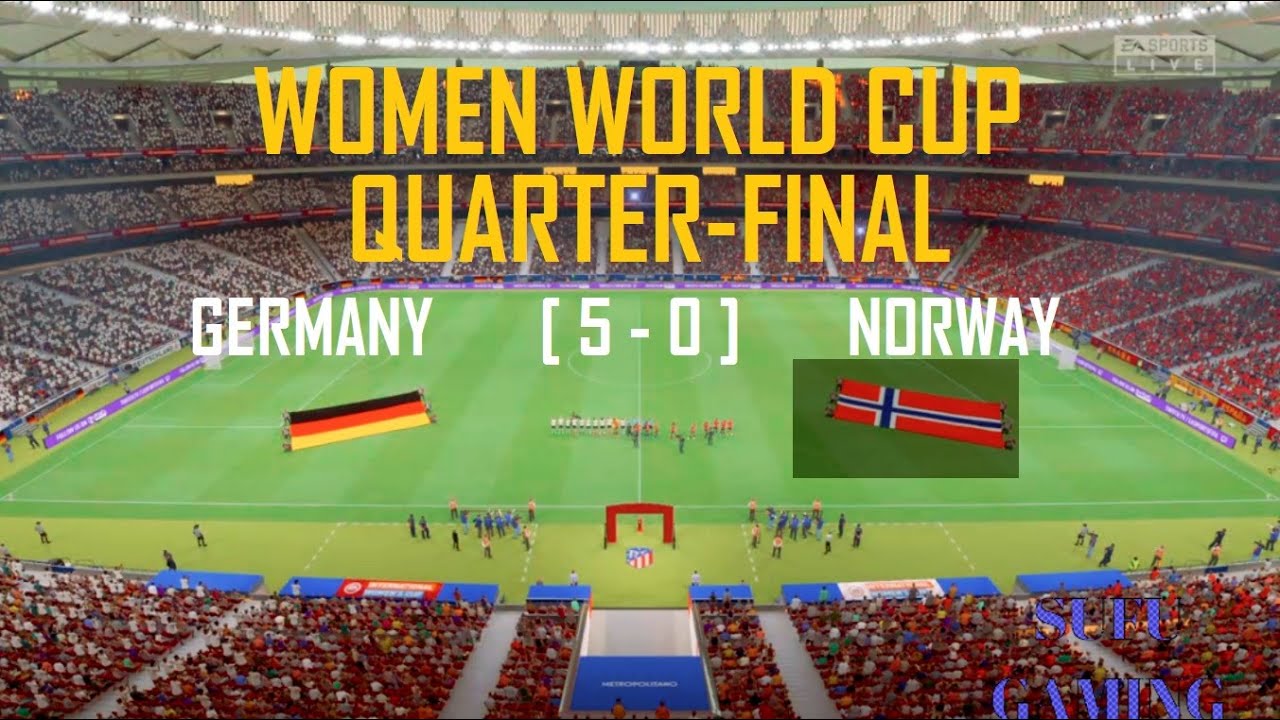 QUARTER-FINAL - GERMANY vs NORWAY Women's world cup 2023 full match and Highlight  Gameplay