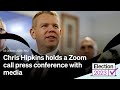 Chris Hipkins holds a Zoom call press conference with media | 3 October 2023 | RNZ