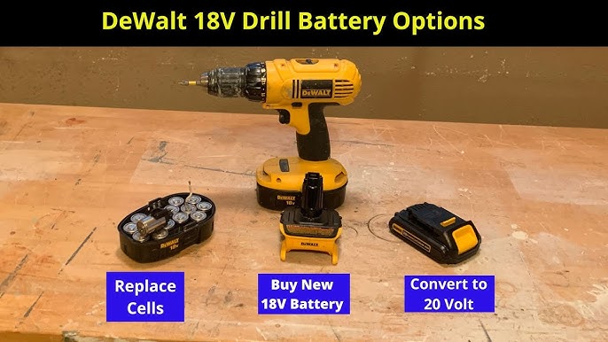 Repairing a dead 18 volt NI-MH DeWalt Battery Pack - 763 