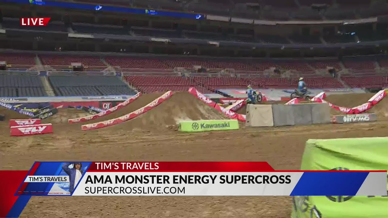 Tim's Travels: Supercross is Downtown this weekend - YouTube