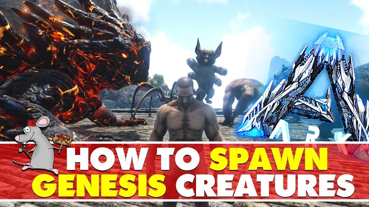 Ark Genesis Creatures Spawn Codes Tamed And Untamed Guide Youtube