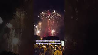 Fireworks on Eiffel Tower
