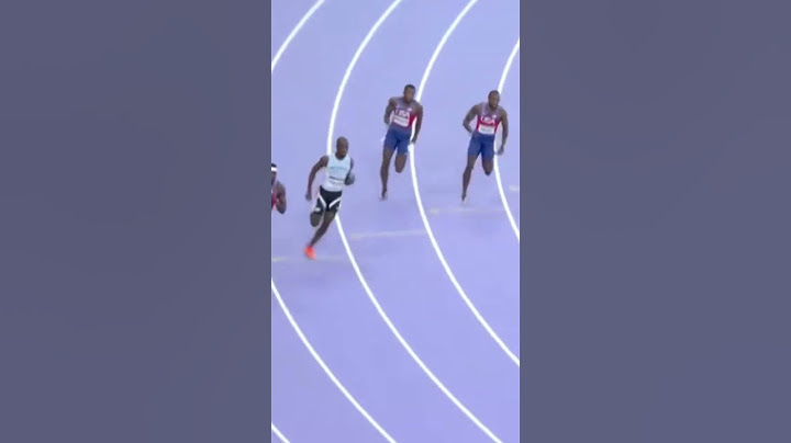 Letsile Tebogo 200m 🥇