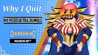 Season 16 Made Players Stop Playing My Hero Ultra Rumble 