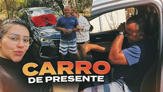 DEI UM CARRO 0KM DE ANIVERSÁRIO PRO MEU PAI