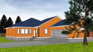 pCon.planner House Time-lapse Part 3 - Roofs, Foundations, and Textures