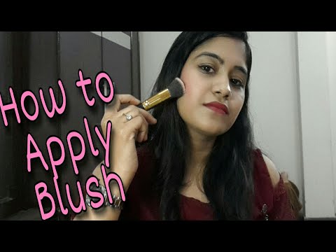 How to apply Blush| Easy tutorial for beginners| Beginners guide|Makeup by Nidhi|l