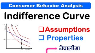 Indifference Curve: Concept, Derivation, Assumptions, Properties| Microeconomics| M.A. Economics