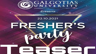 @GalgotiasUniversity_1 || Freshers Party || Teaser || Fresher's 2K21 || Kaavya Gupta