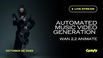 Automated Music Video Generation in ComfyUI - Wan 2.2 Animate