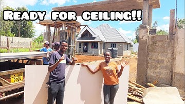 OMG‼️🙏🏻Buying Gypsum Materials + Revealing Our Modern Gate Design | Building Our Dream Home