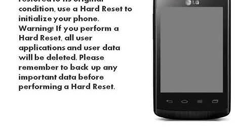 LG Optimus l1 hard factory reset