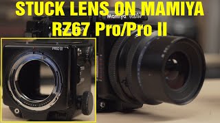 Quick Fix - Mamiya RZ67 Pro, Pro II: How to Remove a Stuck Lens