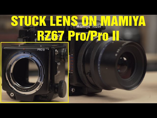 Quick Fix - Mamiya RZ67 Pro, Pro II: How to Remove a Stuck Lens