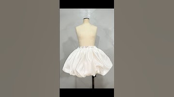 MINI BUBBLE HEM SKIRT | Full Tuorial on my YT Channel #minibubblehemskirt #bubbleskirt