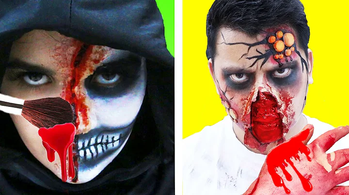 5 SCARY CRAZY HALLOWEEN MAKEUP IDEA | BEAUTY & LIF...