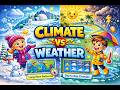 Climate vs Weather 🌍 | What’s the Difference  #climatevsweather #earthscience #environmentalscience