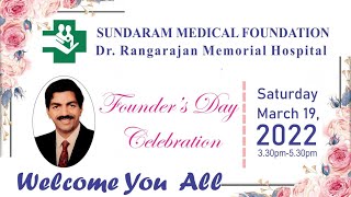 SMF Founder's  Day Celebration - March 19, 2022 at 3.30pm