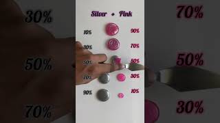 Silver Color Slime Pink Color Slime Mixing Asmr Slime Mixing Level-2 Oddly Satisfying